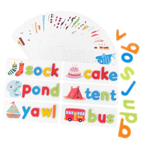 IMIKEYA 1 Satz Briefe Rechtschreibspielzeug Kinderspielzeug Brieferkennung Für Den Kindergarten Alphabet -lernspielzeug Kindergarten Lernspiele Lernen Wortspiel Hölzern IMIKEYA 1 Satz Briefe Rechtschreibspielzeug Kinderspielzeug Brieferkennung Für Den Kindergarten Alphabet -lernspielzeug Kindergarten Lernspiele Lernen Wortspiel Hölzern von IMIKEYA