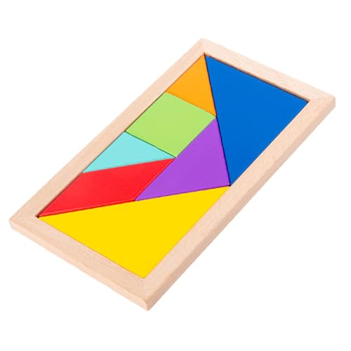 IMIKEYA 1 Satz Buchenholzpuzzle Puzzle- aus Holz Puzzlespielzeug Holzpuzzle für Holzunterrichtsspielzeug Puzzle- für Kinderspielzeug aus Holz Bambus Bunt von IMIKEYA