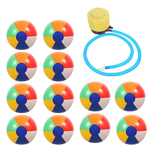 IMIKEYA 1 Satz Bunter Wasserball Strandbälle Masse Übergroßer Wasserball Mini-wasserbälle Farbige Aufblasbare Strandbälle Pvc-strandbälle Im Freien Dekorationen Für Poolpartys Plastik von IMIKEYA