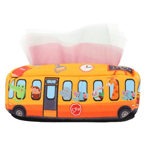 IMIKEYA 1 Satz Cartoon Taschentuchbox für Hand Übungsspielzeug Motorischen Fähigkeiten Interaktives Lernspielzeug für Kleinkinder Sicher und Geruchlos für Entwicklung der Hand Augen von IMIKEYA