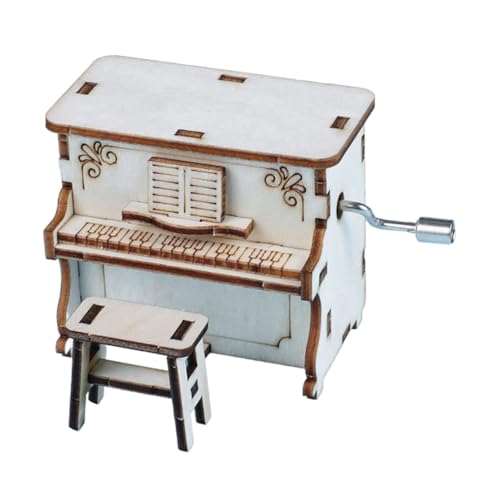 IMIKEYA 1 Satz DIY Handgefertigte Musikbox für Montierbares Klavier für Kreative Bastelprojekte und Lernspielzeug Fördert Geschicklichkeit und Fantasie IMIKEYA 1 Satz DIY Handgefertigte Musikbox für Montierbares Klavier für Kreative Bastelprojekte und Lernspielzeug Fördert Geschicklichkeit und Fantasie von IMIKEYA