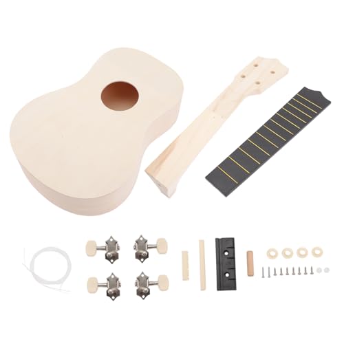 IMIKEYA 1 Satz DIY Ukulele Bastelset Handgemachtes Ukulele für Leicht und Tragbar für Kreative Hobbys Hochwertigem Bassholz und Materialien Geschicklichkeit IMIKEYA 1 Satz DIY Ukulele Bastelset Handgemachtes Ukulele für Leicht und Tragbar für Kreative Hobbys Hochwertigem Bassholz und Materialien Geschicklichkeit von IMIKEYA