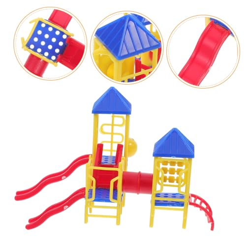 IMIKEYA 1 Satz Diamodell Miniatur-Spielplatzmodell Miniaturen Material Miniaturspielplatz Kleinkind drinnen deko Spielhaus mit Rutsche Mini-Spielplatzmodell Plastik Zufällige Farbe IMIKEYA 1 Satz Diamodell Miniatur-Spielplatzmodell Miniaturen Material Miniaturspielplatz Kleinkind drinnen deko Spielhaus mit Rutsche Mini-Spielplatzmodell Plastik Zufällige Farbe von IMIKEYA