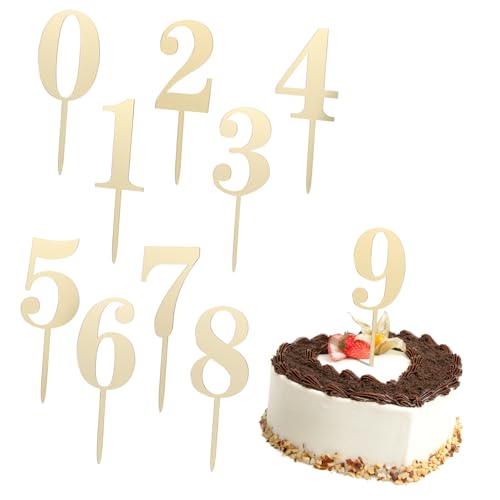 IMIKEYA 1 Satz Digitale Torteneinlage Topper Tortenaufsätze Für Geburtstage Cupcake-dekoration Cake Pop Deko Partykuchendekorationen Alles Zum Geburtstag Kuchendekorationen 20 Stück von IMIKEYA