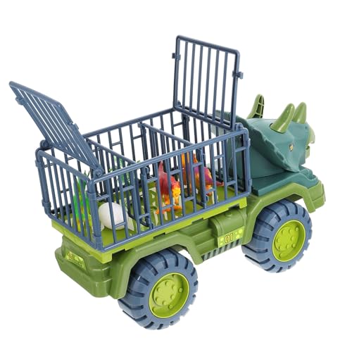 IMIKEYA 1 Satz Dinosaurier-Technik-Fahrzeugspielzeug Pull-Back-Dinosaurier-Autospielzeug Dinosaurier-LKW für puppenwagen kinderspielzeug Auto Rückzugswagen rutschendes Autospielzeug von IMIKEYA