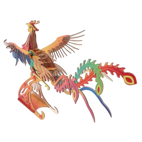 IMIKEYA 1 Satz Dreidimensionales Phoenix-Puzzle Vogelmodell Phönix- DIY-Tiere Aus Holz Modellbausätze Tierisches Rätsel Hölzern IMIKEYA 1 Satz Dreidimensionales Phoenix-Puzzle Vogelmodell Phönix- DIY-Tiere Aus Holz Modellbausätze Tierisches Rätsel Hölzern von IMIKEYA