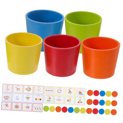 IMIKEYA Farbsortierbecher Für Kleinkinder Pädagogisches Spielzeug Zur Farb Formenerkennung Hand-Augen-koordination Und Kreativen Lernens IMIKEYA Farbsortierbecher Für Kleinkinder Pädagogisches Spielzeug Zur Farb Formenerkennung Hand-Augen-koordination Und Kreativen Lernens von IMIKEYA