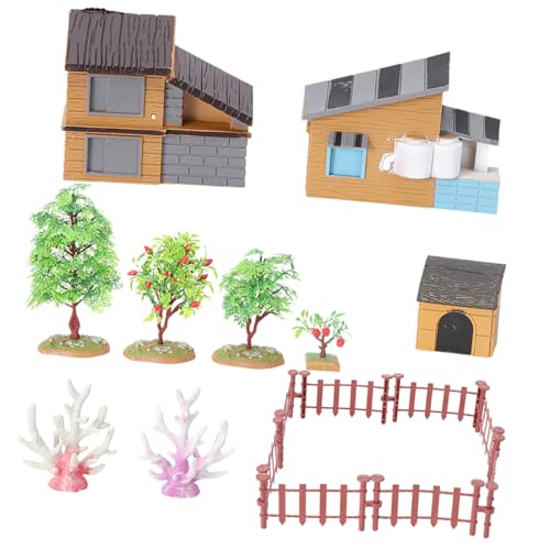 IMIKEYA 1 Satz Farm Szenen Modellset Ausgefallenes für Realistische Dekoration mit Wasserpflanzen und Zaun für Kreative Lernspiele und Dekoration und Garten IMIKEYA 1 Satz Farm Szenen Modellset Ausgefallenes für Realistische Dekoration mit Wasserpflanzen und Zaun für Kreative Lernspiele und Dekoration und Garten von IMIKEYA