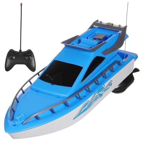 IMIKEYA 1 Satz Ferngesteuertes Schnellboot für Elektrisches Boot für Pools und Seen mit Kipp Modul für Drinnen und Draußen Blaues Wasserspielzeug für Jungen und Geburtstagsgeschenk IMIKEYA 1 Satz Ferngesteuertes Schnellboot für Elektrisches Boot für Pools und Seen mit Kipp Modul für Drinnen und Draußen Blaues Wasserspielzeug für Jungen und Geburtstagsgeschenk von IMIKEYA