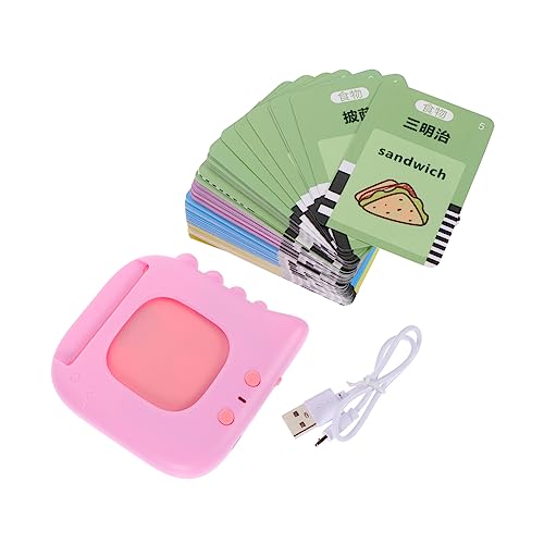 IMIKEYA 1satz Cognitive Educational Toy Für Junge Mädchen Interaktive Kartenlesemaschine Mit Karten Und Standardaussprache Zur Sprachförderung Lernspielzeug Für Kleinkinder IMIKEYA 1satz Cognitive Educational Toy Für Junge Mädchen Interaktive Kartenlesemaschine Mit Karten Und Standardaussprache Zur Sprachförderung Lernspielzeug Für Kleinkinder von IMIKEYA