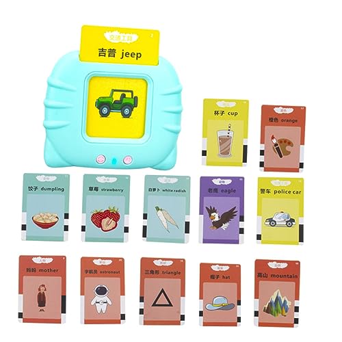 IMIKEYA 1 Satz Für Kartenspiele Kleinkindspielzeug Kinderspielzeug Früherziehungsmaschine Für Kleinkinder Alphabetisierung Lustiges Spiel Bildungsspielzeug Plastik Blue IMIKEYA 1 Satz Für Kartenspiele Kleinkindspielzeug Kinderspielzeug Früherziehungsmaschine Für Kleinkinder Alphabetisierung Lustiges Spiel Bildungsspielzeug Plastik Blue von IMIKEYA
