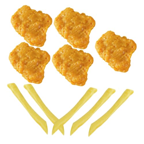 IMIKEYA 1 Satz Gefälschte Chicken Nuggets und Pommes Frites braten Stellen Sie Sich vor, Essensspielzeug zu Sein küchendekoration küchen Dekoration Hühnernuggets Display-Versorgung PVC IMIKEYA 1 Satz Gefälschte Chicken Nuggets und Pommes Frites braten Stellen Sie Sich vor, Essensspielzeug zu Sein küchendekoration küchen Dekoration Hühnernuggets Display-Versorgung PVC von IMIKEYA