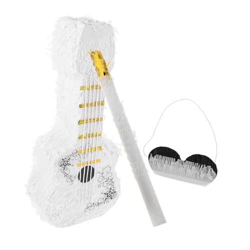 IMIKEYA 1 Satz Geigen-piñata Pinata-stick Pinatas Für Geburtstagsfeier Geburtstag Piñata Mexikanische Geburtstagsfeierdekorationen Disco-party-pinata Weiß Papier IMIKEYA 1 Satz Geigen-piñata Pinata-stick Pinatas Für Geburtstagsfeier Geburtstag Piñata Mexikanische Geburtstagsfeierdekorationen Disco-party-pinata Weiß Papier von IMIKEYA