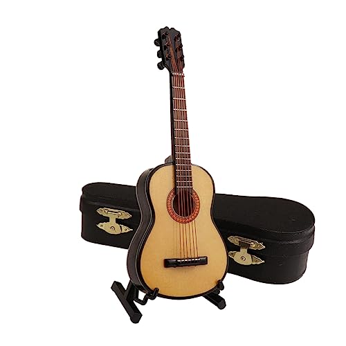 IMIKEYA 1 Satz Gitarrenmodell Gitarren-Instrument-Modell Ornamente klein winzig Kind büro Dekoration Office Decoration Mini-Gitarrenhandwerk Mini-Instrumentendekor hölzern Khaki IMIKEYA 1 Satz Gitarrenmodell Gitarren-Instrument-Modell Ornamente klein winzig Kind büro Dekoration Office Decoration Mini-Gitarrenhandwerk Mini-Instrumentendekor hölzern Khaki von IMIKEYA