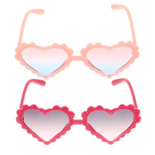 IMIKEYA 1 Satz Herz Brille Herzförmige Brille Sommerparty-brille Kindersonnenbrille Herzsonenbrillen Schnapsgläser Kinderbrillen Brillenstütze Stk Rosa 2 Stück IMIKEYA 1 Satz Herz Brille Herzförmige Brille Sommerparty-brille Kindersonnenbrille Herzsonenbrillen Schnapsgläser Kinderbrillen Brillenstütze Stk Rosa 2 Stück von IMIKEYA