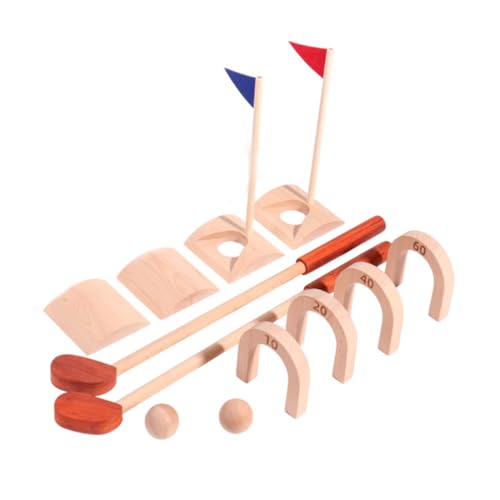 IMIKEYA 1 Satz Holz Golfspielzeug für Interaktive Sport Requisiten für Drinnen und Draußen Fördert Motorische Fähigkeiten und Kreativität für Vorschule und Freizeitspiele IMIKEYA 1 Satz Holz Golfspielzeug für Interaktive Sport Requisiten für Drinnen und Draußen Fördert Motorische Fähigkeiten und Kreativität für Vorschule und Freizeitspiele von IMIKEYA