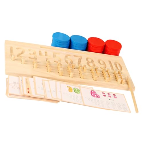 IMIKEYA 1 Satz Holz Nachverfolgungsbrett für Lernspielzeug für Vorschulkinder Pädagogisches Zahlenlernen Farbenfrohes und Sicheres für Mathe und Farbenkennung IMIKEYA 1 Satz Holz Nachverfolgungsbrett für Lernspielzeug für Vorschulkinder Pädagogisches Zahlenlernen Farbenfrohes und Sicheres für Mathe und Farbenkennung von IMIKEYA