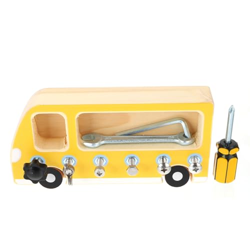 IMIKEYA 1 Satz Holz Schraube Mutter Busy Board für Lernspielzeug Problemlösungsfähigkeiten und Kreativität im Freien Leicht und Tragbar für Kleine Hände IMIKEYA 1 Satz Holz Schraube Mutter Busy Board für Lernspielzeug Problemlösungsfähigkeiten und Kreativität im Freien Leicht und Tragbar für Kleine Hände von IMIKEYA