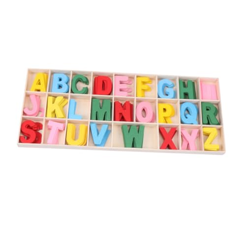 IMIKEYA 1 Satz Holzbuchstaben Alphabet Lernspielzeuge für Vorschulkinder Kreatives DIY Holz Alphabet für Zuhause und Kindergarten IMIKEYA 1 Satz Holzbuchstaben Alphabet Lernspielzeuge für Vorschulkinder Kreatives DIY Holz Alphabet für Zuhause und Kindergarten von IMIKEYA