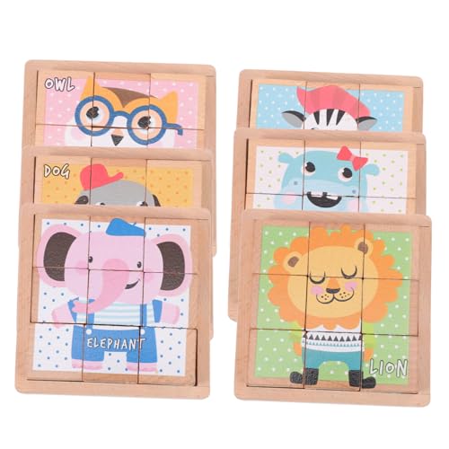IMIKEYA 1 Satz Holzpuzzle Tiere Lernspielzeug für Kreative Fördert Farben und Formen für Zuhause und Schule Stärkt Eltern Junge Mädchen Bindung Teiliges Holzbox IMIKEYA 1 Satz Holzpuzzle Tiere Lernspielzeug für Kreative Fördert Farben und Formen für Zuhause und Schule Stärkt Eltern Junge Mädchen Bindung Teiliges Holzbox von IMIKEYA