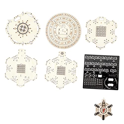 IMIKEYA 1 Satz Holzpuzzle Wanduhr DIY Modell Uhr Bausatz für Erwachsene Dekorative Uhr für Wohnzimmer Schlafzimmer Kinderzimmer Sicheres und Zuverlässiges Holzmaterial IMIKEYA 1 Satz Holzpuzzle Wanduhr DIY Modell Uhr Bausatz für Erwachsene Dekorative Uhr für Wohnzimmer Schlafzimmer Kinderzimmer Sicheres und Zuverlässiges Holzmaterial von IMIKEYA
