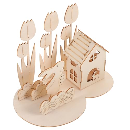IMIKEYA 1 Satz Holzpuzzle für DIY Thema Pädagogisches Puzzle für Kleinkinder Handgefertigtes Bastelspielzeug für Ostern und Kreative Aktivitäten IMIKEYA 1 Satz Holzpuzzle für DIY Thema Pädagogisches Puzzle für Kleinkinder Handgefertigtes Bastelspielzeug für Ostern und Kreative Aktivitäten von IMIKEYA