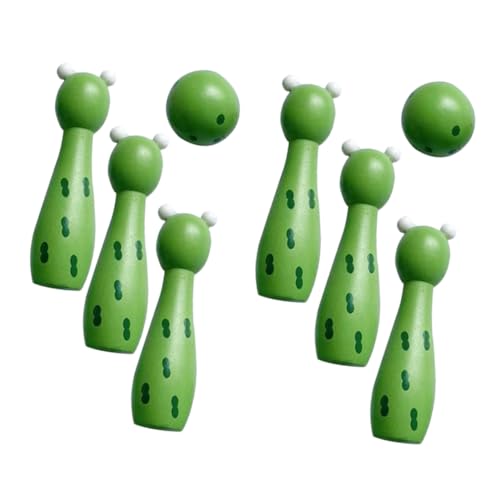 IMIKEYA 1 Satz Holzspielzeug Bowlingkugel für Bowling für Kleinkinder Kindersportspielspielzeug Indoor- für Kleinkinder Outdoor-Bowling Buche Green IMIKEYA 1 Satz Holzspielzeug Bowlingkugel für Bowling für Kleinkinder Kindersportspielspielzeug Indoor- für Kleinkinder Outdoor-Bowling Buche Green von IMIKEYA