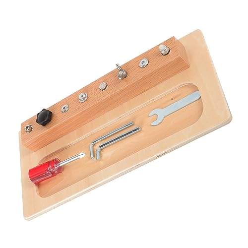 IMIKEYA 1 Satz Holzspielzeug Schraubendreher Board für Sicheres Lernspielzeug Hand Augen Koordination und Feinmotorik für Kleinkinder von Jahren IMIKEYA 1 Satz Holzspielzeug Schraubendreher Board für Sicheres Lernspielzeug Hand Augen Koordination und Feinmotorik für Kleinkinder von Jahren von IMIKEYA