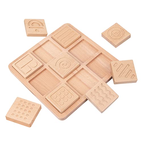 IMIKEYA 1 Satz Holzspielzeug für Sensory Touch Boards Montessori zur Formenerkennung und Taktilen Wahrnehmung für Vorschulkinder Fördert Konzentration und Motorik IMIKEYA 1 Satz Holzspielzeug für Sensory Touch Boards Montessori zur Formenerkennung und Taktilen Wahrnehmung für Vorschulkinder Fördert Konzentration und Motorik von IMIKEYA