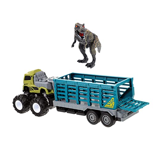 IMIKEYA 1 Satz Inertiales Auto Modell mit Tieranhänger Robuste Truck Nachbildung für Simulationstruck aus Reifen Leicht Lehrreiches Fahrzeugspielzeug für Jungen von IMIKEYA