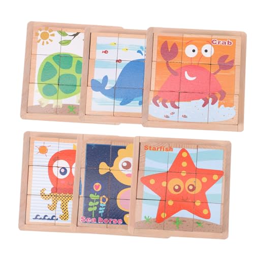 IMIKEYA 1 Satz Kinderpuzzle Rätsel zum frühen Lernen Holzpuzzles für Cartoon-Puzzle Lernpuzzles aus Holz lustiger Puzzleblock Holzrätsel kreatives Rätsel Puzzle-Block IMIKEYA 1 Satz Kinderpuzzle Rätsel zum frühen Lernen Holzpuzzles für Cartoon-Puzzle Lernpuzzles aus Holz lustiger Puzzleblock Holzrätsel kreatives Rätsel Puzzle-Block von IMIKEYA