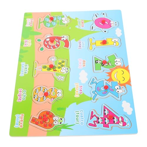 IMIKEYA 1 Satz Kinderspielzeug passendes für Vorschulkinder Holzpuzzle für Puzzle- kleine Rätsel für Kleinkindpuzzles aus Holz Sprachrätsel IMIKEYA 1 Satz Kinderspielzeug passendes für Vorschulkinder Holzpuzzle für Puzzle- kleine Rätsel für Kleinkindpuzzles aus Holz Sprachrätsel von IMIKEYA