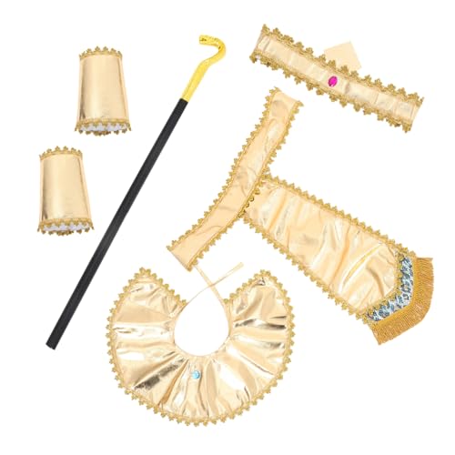 IMIKEYA 1 Satz -Kleidungsset Pharaonen Kopfschmuck -Kostümset Halloween ägyptischer Requisite Halloween-Versorgung mit ägyptischen Pharaonen Cosplay-Outfit Abs Golden IMIKEYA 1 Satz -Kleidungsset Pharaonen Kopfschmuck -Kostümset Halloween ägyptischer Requisite Halloween-Versorgung mit ägyptischen Pharaonen Cosplay-Outfit Abs Golden von IMIKEYA
