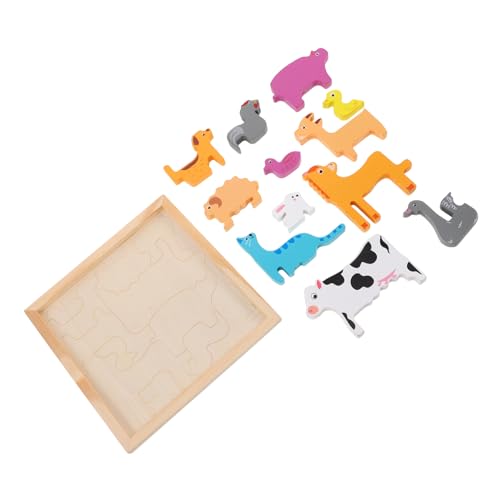 IMIKEYA 1 Satz Kreatives Puzzle aus Holz für Farmtiere Lernspielzeug Kognitiven Fähigkeiten und Hand Auge Koordination für Vorschulkinder IMIKEYA 1 Satz Kreatives Puzzle aus Holz für Farmtiere Lernspielzeug Kognitiven Fähigkeiten und Hand Auge Koordination für Vorschulkinder von IMIKEYA