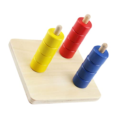 IMIKEYA 1 Satz Kreatives Spielzeugset für Farbiges Montessori Stapelspiel Fördert Kognitive Fähigkeiten und Farbverständnis aus Hochwertigem für Frühkindliche Bildung IMIKEYA 1 Satz Kreatives Spielzeugset für Farbiges Montessori Stapelspiel Fördert Kognitive Fähigkeiten und Farbverständnis aus Hochwertigem für Frühkindliche Bildung von IMIKEYA