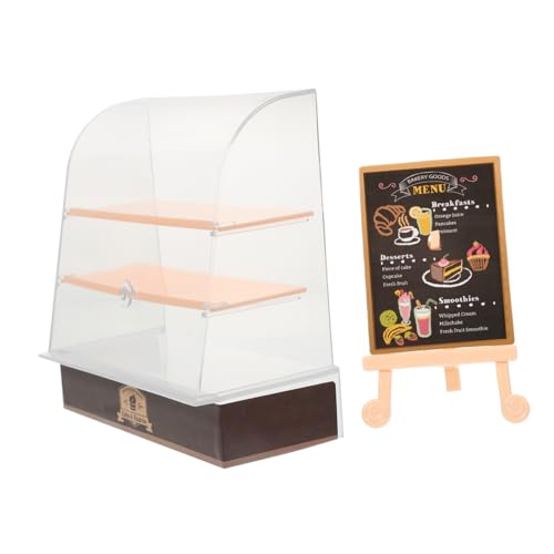 IMIKEYA 1 Satz Kuchenschrankmodell Miniatur Vitrine Anzeige Fall Simulation Modell Schiebetürenschrank Puppenhaus-Ornament Mini-Ladenschrank Mini House Accessory Plastik IMIKEYA 1 Satz Kuchenschrankmodell Miniatur Vitrine Anzeige Fall Simulation Modell Schiebetürenschrank Puppenhaus-Ornament Mini-Ladenschrank Mini House Accessory Plastik von IMIKEYA