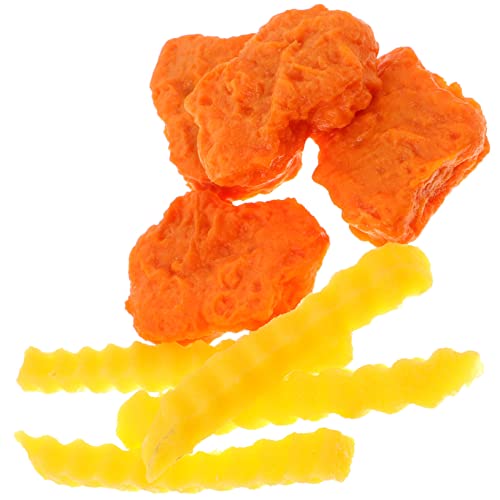 IMIKEYA 1 Satz Künstliche Hähnchen und Frites Modellset Teiliges Dekorationsset aus Realistische Nachbildung für Restaurants und Küchen Lebensmittelecht Geruchlos Leicht und Tragbar IMIKEYA 1 Satz Künstliche Hähnchen und Frites Modellset Teiliges Dekorationsset aus Realistische Nachbildung für Restaurants und Küchen Lebensmittelecht Geruchlos Leicht und Tragbar von IMIKEYA