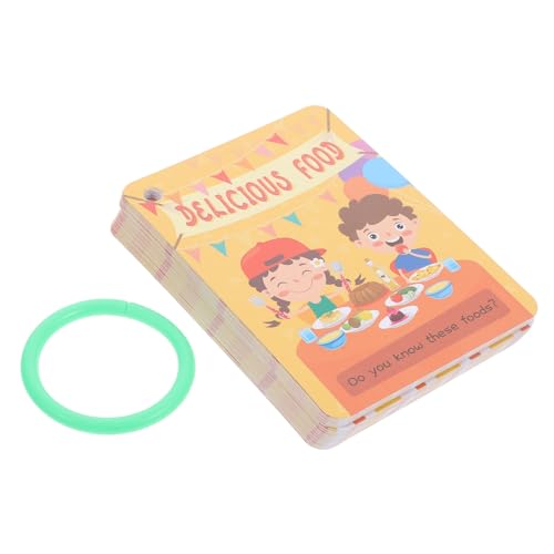 IMIKEYA 1 Satz Lebensmittel-Lernkarten kinderspielzeug Lebensmittelerkennung für kinderentwicklung sensorisch Babys interessante Karten Lebensmittelkarte Papier Yellow IMIKEYA 1 Satz Lebensmittel-Lernkarten kinderspielzeug Lebensmittelerkennung für kinderentwicklung sensorisch Babys interessante Karten Lebensmittelkarte Papier Yellow von IMIKEYA