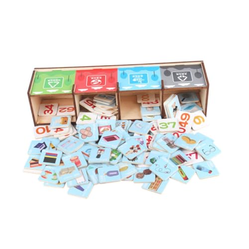 IMIKEYA 1 Satz Lernspielzeug für Abfalltrennungsspiel mit Zählstäben Pädagogisches Kognitiven Fähigkeiten für Geburtstage und Weihnachten Farbenfrohes und Langlebiges Design von IMIKEYA