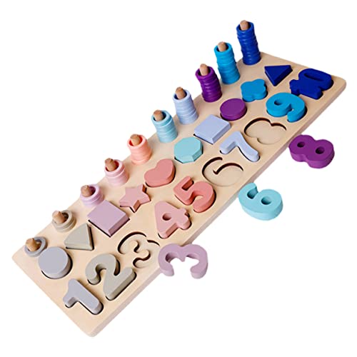 IMIKEYA 1 Satz Logarithmic Board digitaler Form Montessori- für Kleinkinder Montessori- mit Farbsortierung Shape-Matching-Spiel Sortierspielzeug in Babyform Holz IMIKEYA 1 Satz Logarithmic Board digitaler Form Montessori- für Kleinkinder Montessori- mit Farbsortierung Shape-Matching-Spiel Sortierspielzeug in Babyform Holz von IMIKEYA