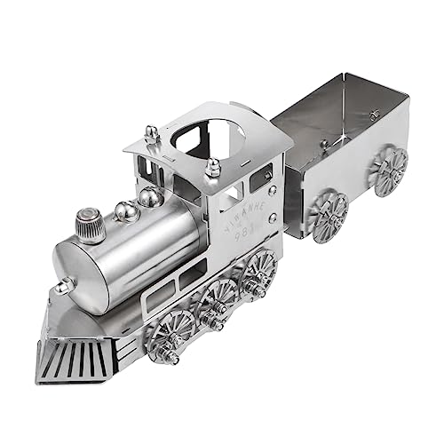 IMIKEYA 1 Satz Lokomotive Ornamente Modellzug Schreibtisch Vintage-Zugmodell Retro Dampflokomotive Modell der Lokomotive Dampfzugspielzeug -Zug Modellzüge Rostfreier Stahl Silber IMIKEYA 1 Satz Lokomotive Ornamente Modellzug Schreibtisch Vintage-Zugmodell Retro Dampflokomotive Modell der Lokomotive Dampfzugspielzeug -Zug Modellzüge Rostfreier Stahl Silber von IMIKEYA