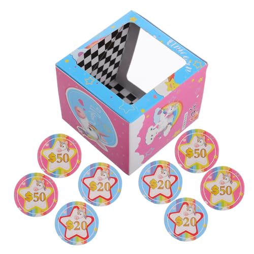 IMIKEYA 1 Satz Magisches Sparschwein Sparschwein Mädchen Sparschweine -sparschwein Piggy Bank Für Rosa Bank Für Mädchen Münzdose Für Physik-sparschwein Geldbanken Papier von IMIKEYA
