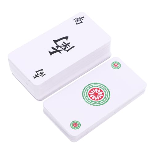 IMIKEYA 1 Satz Mahjong-Fliesen Karte Spiel golden Mahjong-Ständer Party-Requisite Partyversorgung PVC Bunt IMIKEYA 1 Satz Mahjong-Fliesen Karte Spiel golden Mahjong-Ständer Party-Requisite Partyversorgung PVC Bunt von IMIKEYA