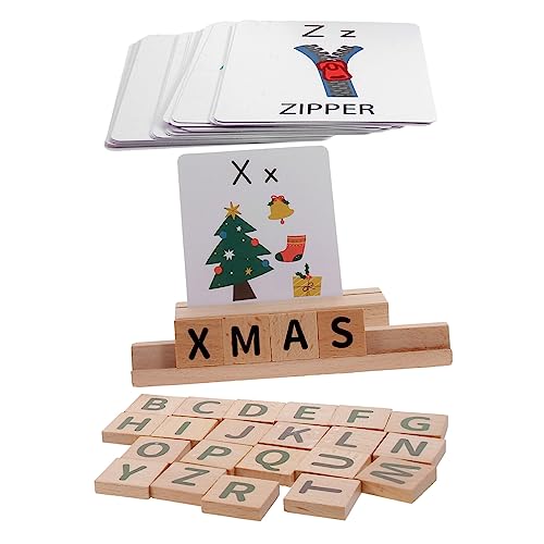 IMIKEYA Buchstaben-Matching-Spielzeug Für Kleinkinder Alphabet-lernspielzeug Holz-Alphabet-Puzzle Kognitionsspielzeug Für Junge Mädchen -Puzzle Fördert Hand-Augen-koordination IMIKEYA Buchstaben-Matching-Spielzeug Für Kleinkinder Alphabet-lernspielzeug Holz-Alphabet-Puzzle Kognitionsspielzeug Für Junge Mädchen -Puzzle Fördert Hand-Augen-koordination von IMIKEYA