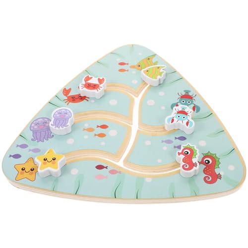 IMIKEYA 1 Satz Maze Board für Kleinkinder Interaktives Holzspielzeug mit Doppelter Seite Lernspiel Hand Augen Koordination und Motorischen Fähigkeiten IMIKEYA 1 Satz Maze Board für Kleinkinder Interaktives Holzspielzeug mit Doppelter Seite Lernspiel Hand Augen Koordination und Motorischen Fähigkeiten von IMIKEYA