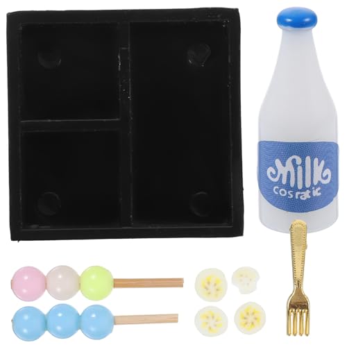 IMIKEYA Kleiner Nachmittagstee Satz für Puppenhaus Lebensmittelechtes Miniatur Teeservice mit Kaffeetassen und Dekorplatten für Kreative Szenen und Rollenspiele IMIKEYA Kleiner Nachmittagstee Satz für Puppenhaus Lebensmittelechtes Miniatur Teeservice mit Kaffeetassen und Dekorplatten für Kreative Szenen und Rollenspiele von IMIKEYA