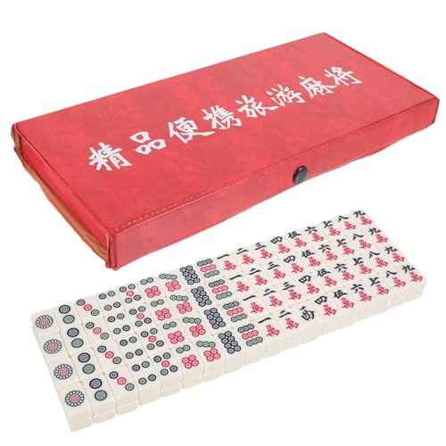 IMIKEYA 1 Satz Mini Mahjong Set Reise Spielset Mahjong Kacheln für Unterwegs für Partys Familien und Freizeit Hochwertiges Kompaktes Design IMIKEYA 1 Satz Mini Mahjong Set Reise Spielset Mahjong Kacheln für Unterwegs für Partys Familien und Freizeit Hochwertiges Kompaktes Design von IMIKEYA