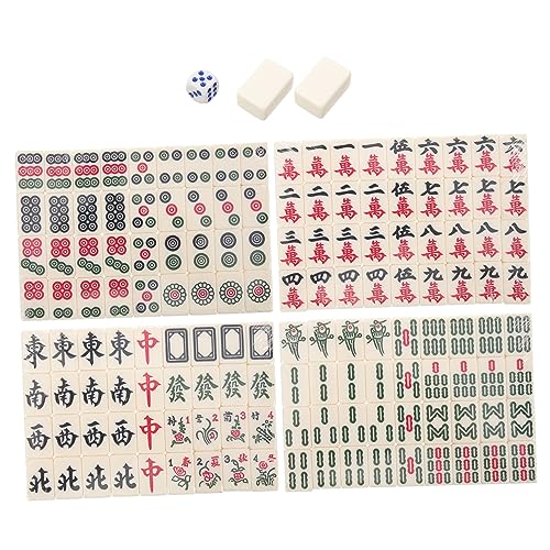 IMIKEYA 1 Satz Mini Mahjong Set Tragbares Mahjong Kit für Unterwegs und Freizeitaktivitäten IMIKEYA 1 Satz Mini Mahjong Set Tragbares Mahjong Kit für Unterwegs und Freizeitaktivitäten von IMIKEYA