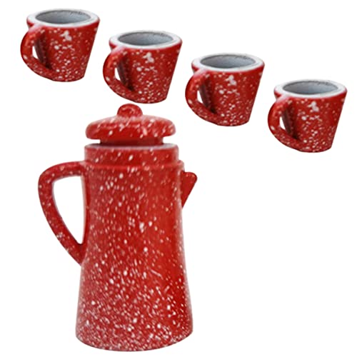 IMIKEYA 1 Satz Mini Teetasse Gläser Loses Tee-Ei Mini- Mini-Hausbedarf spielzeugküche zubehör puppenhauszubehör Teetasse für Minihaus Modell Legierung von IMIKEYA