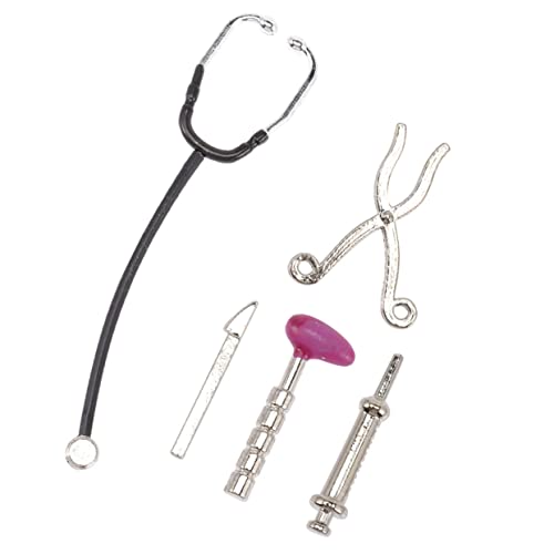 IMIKEYA 1 Satz Mini-arztanzug Kinderarztkoffer Mit Puppenhaus -Accessoire Mini-spritzenmodell Simulierte Arztwerkzeuge Miniaturspritze Mini- -Modell Legierung IMIKEYA 1 Satz Mini-arztanzug Kinderarztkoffer Mit Puppenhaus -Accessoire Mini-spritzenmodell Simulierte Arztwerkzeuge Miniaturspritze Mini- -Modell Legierung von IMIKEYA